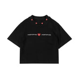 Fongt T-Shirt Women 2024 Summer New Korean Version Slim Slim Embroidery Hot Girl Student Short-Sleeved Jacket Women's
