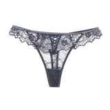 Fongt Triangle Hollow Lace Side Thong Lady Water Drill Hanging Cotton Crotch Trousers Tpants