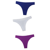 Seamless Panties Women Briefs Nylon Ultra-thin G-string Thongs Low Rise Lingerie Ice Silk Briefs Lady Underwear Plus