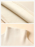 Modal Pullover Tops Women Casual Slim Thicken Fleece Lined Tshirt Korean Half Turtleneck Lambwool Fluff Tee Warm