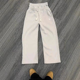 Fongt New Popular Five-Pointed Star Printing Series Of Young Couples Casual Fake Two Broad-Legged Pants