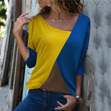 Plus Size Fashions T-shirt 2020 Spring Women Clothes Casual Loose Streetwear Long Sleeve Top Tee Shirt