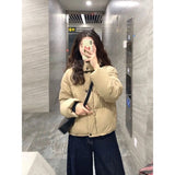 Fongt Collar Cotton Coat Women's Autumn And Winter 2025 New High-End Feel Super-Good-Looking Cotton Jacket