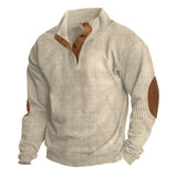 Fongt And Winter New Men's Outdoor Jacket Corduroy Leisure Collar Long Sleeves