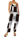 Summer New Fashion Leisure Loose Printed Jumpsuit-Outfit