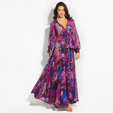 Print Sexy Lady Bohemian Long