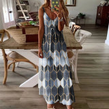 Sleeve Women's Summer Casual Printed Camisole Long