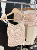 Women Fashion Braces 2023 Ladies Casual Comfortable Solid Knitted Strawberry Floral Versatile Crop Tops For Women's Tops-Outfit