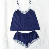 Pajamas Set Lace Trim