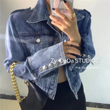Women Spring Simple All-match Pockets Korean Style Fashion Leisure Casual Comfortable Elegant Long Sleeve Students