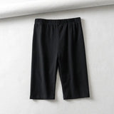 Fongt New Sports Bodybuilding Tight Five Solid Color Running Pants Women's Wear-Outfit