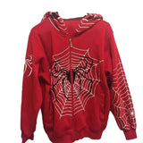 Fongt Autumn Hoodie Zipper Hoodie Loose Zipper Hoodie Skeleton Skeleton Print
