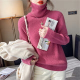 Fongt Collar Pit Sweater Jacket Qiu Dong Loose Bottom Shirt 2024 Korean New Foreign Style Versatile Set Knitting Dozen-Outfit