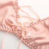 Satin Bra and Panty Sexy Lingerie Seductive