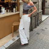 Fongt Simple Hottie Loose Girl Set Thin New Leisure Street Bobple Personality Top