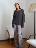 Fongt New Hollow Knitted Top 2025 New Round Collar Perspective Thin Sweater Woman