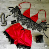 Sex Three-Point Sexy Underwear Sexy Three-Point Seduction Lace Trousers
