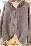 Knitted Cardigan Women's Short Solid Color Outer Jacket 2023 Autumn New Style Small Fresh Loose All-match Sweater