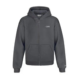 Fongt New Zippered Open-Shirt Trousers Simple Letter-Print Hooded Jacket Jacket Hot