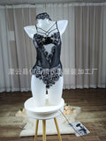 Sex Lingerie Supply Sexy Cross-Sling Lace Perspective