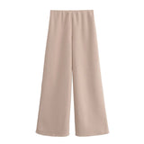 Fongt Homemade New Women's Dress Three-Color Jewison-Selecting Soft Blouse Wide Leg Trousers 3644628