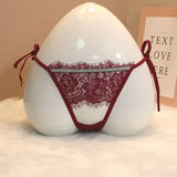 Fongt Eyelash Lace Thong Female Seduction Breathless Low-Rise Large-Size Shorts T-Pants