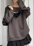 Fongt Women's Autumn And Winter Bat Sleeves With Free Clothing Loose Top