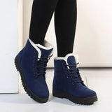 Boots Plus Size 44 Snow Boot For Women Winter Shoes Heels Winter Boots Ankle Botas Mujer Warm Plush Insole Shoes