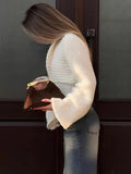 Fongt Luxury Irregular Knitted Cardigan Dress Women Warm Comfortable Fashion High-End Temperament Afternoon Tea