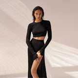 Fongt Autumn And Winter 2023 Explosion Of Open Sweater 100 Folded Skirt Suit