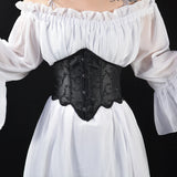 Fongt Short Model 4 Buckle Antler Embossed Flower With Beautiful-Looking Belt Ceiling Petals Under The Waistband