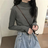 Fongt 2024 New Interior With Long-Sleeved T-Shirt Student Top Women's