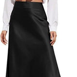 Fongt Waist Thin Long-Skinny Vinegar Slid Half Skirt 2025 New Bag Of Fish Tail A-Word Dress