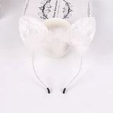 Love Lingerie Accessories Korean Version Of Cute Cat Ear Lace Plush Haired Cat Female Ornament Christmas