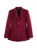 Fongt Women's Clothing 2025 Spring New Fashion Thousand Bird With Belt Suit Jacket