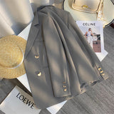 Fongt 2025 New Grey High-End British Style Suitcase Lady French Style Fashion Small Suit