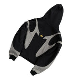 Fongt Hung Punk Hoodie Splicing Hoodie Casual Commuter Top