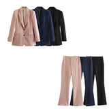 Fongt Women's RA Dress-Up Suit Tucked Horn Suit 2238786 942