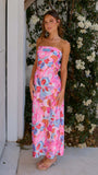 Fongt Spring And Summer New Temperament Of The Famous And Elegant Densate Face-Witted Dress Print