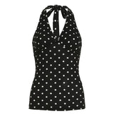 Fongt Cloth Forget Sweet Hot Storm Point Hanging Neck Smear Vest Hottie Design Wooden Ear Hem Repair Sling Sling Coat