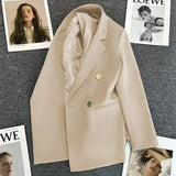 Fongt Green Fried Street Small Suit Jacket Female 2024 Spring And Autumn New Korean Version Net Red Temperament Small Leisure-Outfit