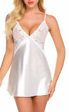 Sex Lingerie Sexy Imitation Ice Silk Back Cross-Sling Aja Pyjale