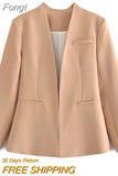 Hidden Button Blazer Pants Set Suits Women High Street Ladies Office Pants Matching Set Spring Autumn Blazer Coat