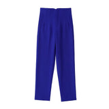 Fongt And Summer 2025 New Fashion Multi-Color Pendant High-Waisted Halon Casual Suit Pants