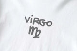 Thin Hotel Harajuku Twelve Constellation Rib Shirt dye Y2K Sweet and Cute Kawaii Pure White Sexy Sleeve Slim T-shirt