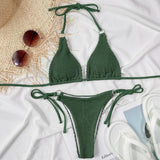 Fongt New Swimsuit Sexy Bikini Split Swimsuit Women's Fashion