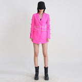 Fongt Spring New Women's Niche Design Sense Suit Dress Bow Fashion Temperament Suit A-Word Skirt Women-Outfit