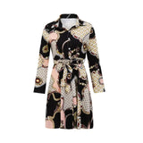 Sleeve Casual Bandage Mini A-line