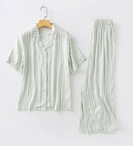 Green Striped Homewear Pajama