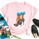 Women Sunflower Girl Printed T